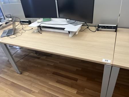 BENE Schreibtisch mit R�ckwand 160 x 80 cm