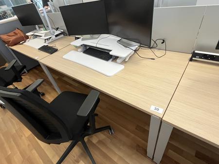 BENE Schreibtisch ohne R�ckwand 160 x 80 cm