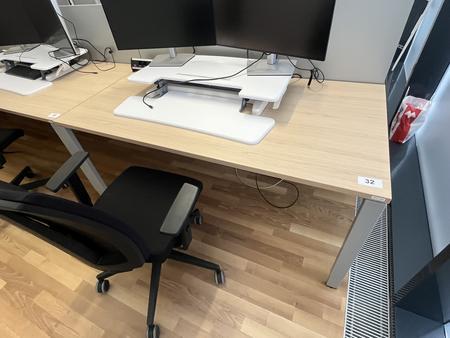 BENE Schreibtisch ohne R�ckwand 160 x 80 cm