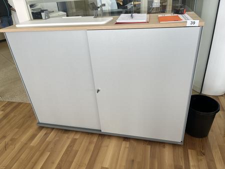 Aktenschrank BENE 160x110 cm 3 Ordnerh�hen mit Schiebet�ren