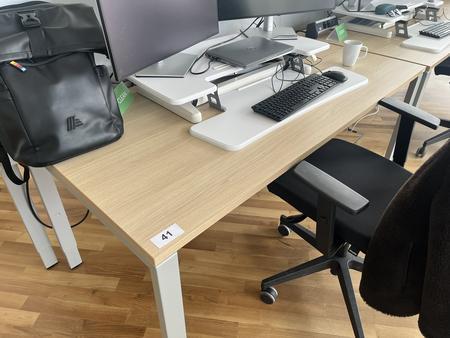 BENE Schreibtisch ohne R�ckwand 160 x 80 cm