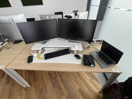 BENE Schreibtisch ohne R�ckwand 160 x 80 cm