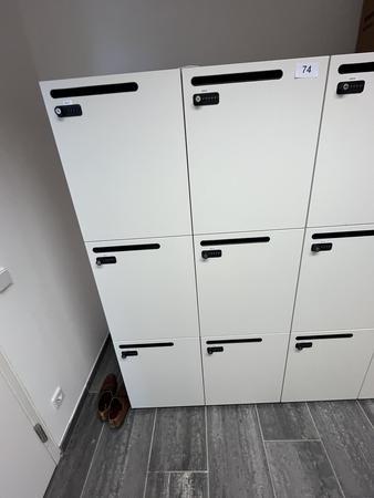 BENE Locker Zahlenschloss -Schlie�fach f�r Mitarbeiter 90/60/170 cm