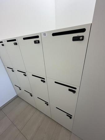 BENE Locker Zahlenschloss -Schlie�fach f�r Mitarbeiter 90/60/170 cm