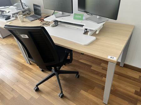 BENE Schreibtisch ohne R�ckwand 160 x 80 cm