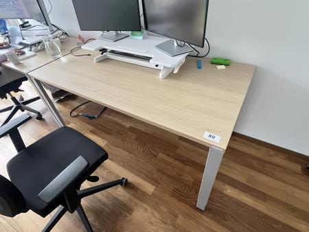 BENE Schreibtisch ohne R�ckwand 160 x 80 cm