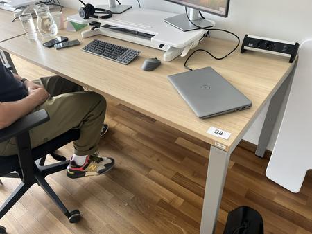 BENE Schreibtisch ohne R�ckwand 160 x 80 cm