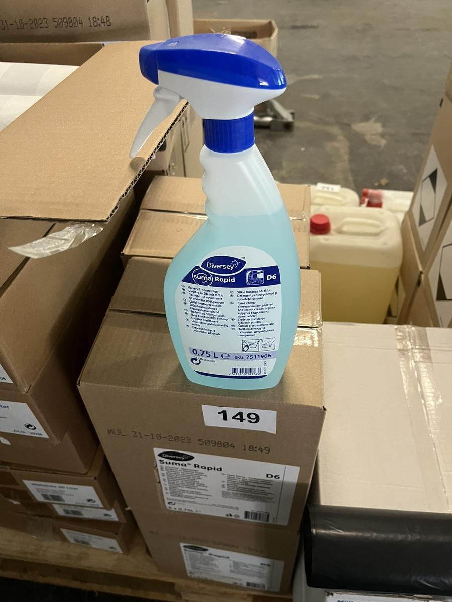 24 St&uuml;ck SUMA Rapid Glasreiniger  D 6  - 0.75 Liter