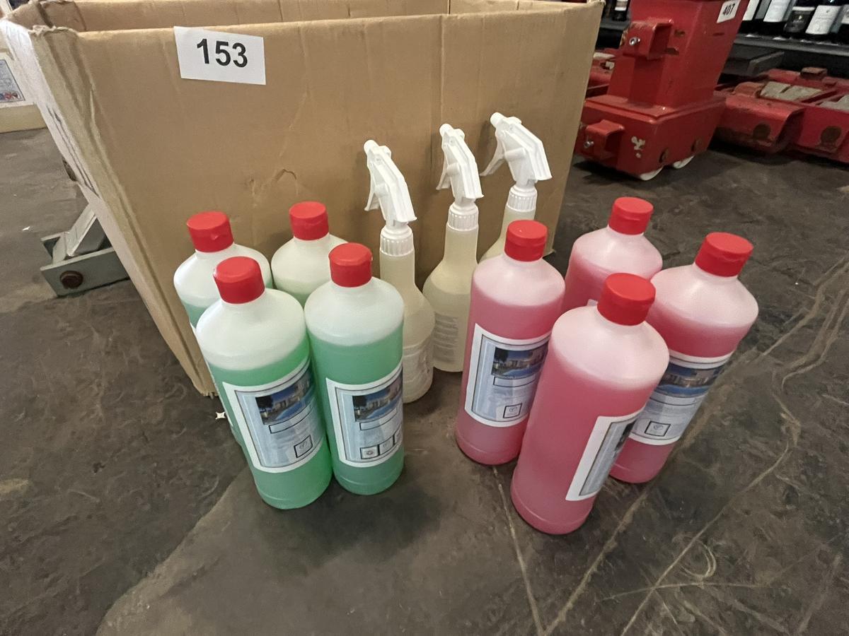 ca. 40 gemischte Putz-,Reinigungsmittel