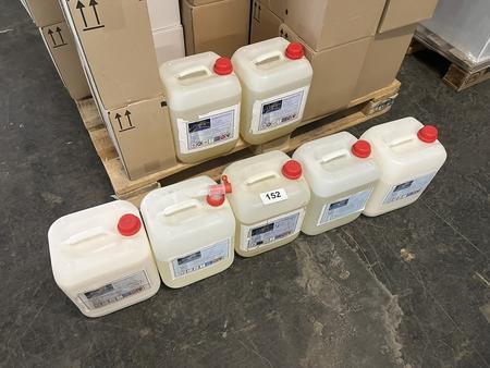 7 Kanister je 10 Liter Bodenreinigungsmittel f�r Gastro/Industrie