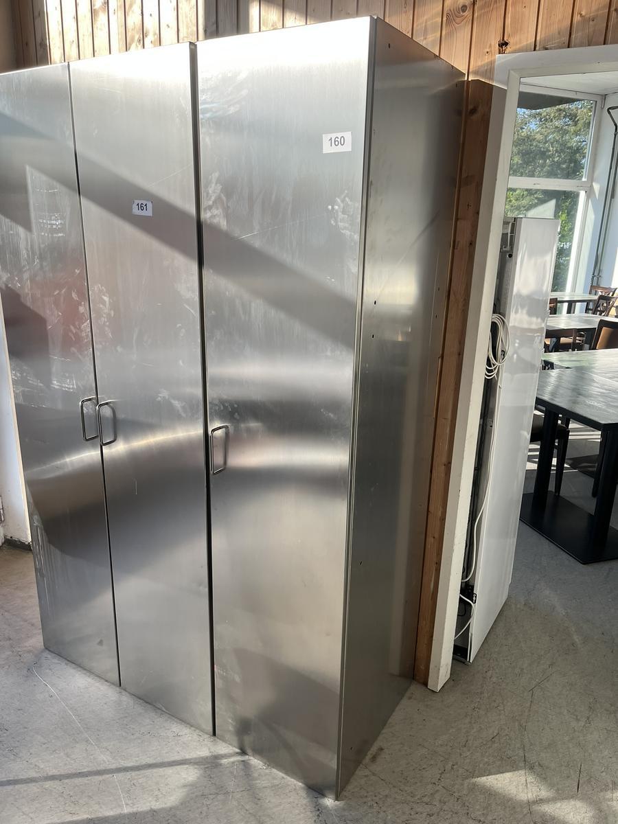 KIEFER Edelstahlschrank 45/60/200 cm 1-flg.mit 4 Laden und F&auml;chern