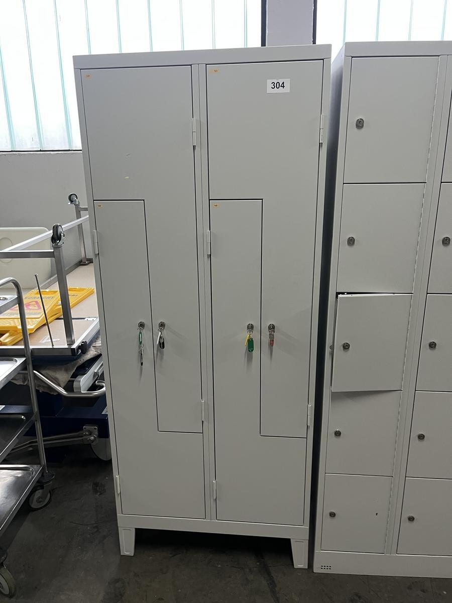 Spind mit Schl&uuml;ssel, 80x50x195cm