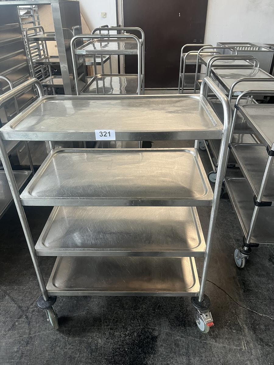 RIEBER Servierwagen Blanco 84/53/110 cm