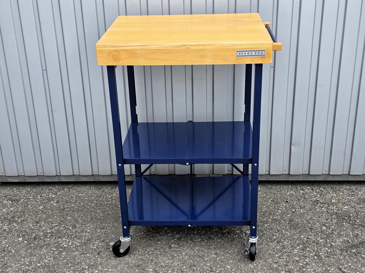 K&uuml;chenwagen faltbar mit Rollen