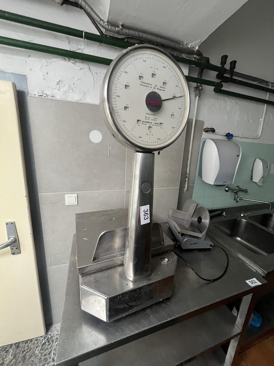 IDEAL Zeigerwaage 50 kg/Min: 20 g