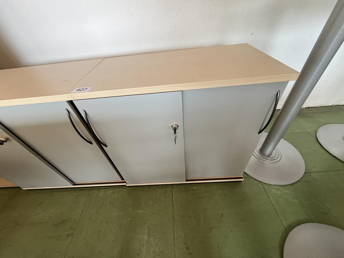 Aktenschrankmodul mit Doppelt&uuml;re 80x75 cm