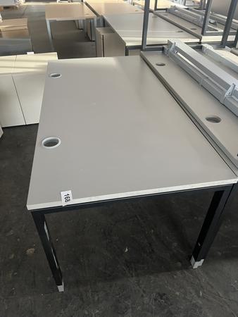 HALI Schreibtisch 160 x 80 cm, grau-anthrazit