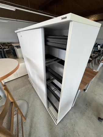 Aktenschrank mit Register-Auszugsladen, ca 160 x 155 cm