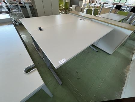 Schreibtisch ca. 160x80 cm h�henverstellbar grau