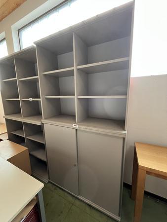 2 offene Aktenschr�nke je 120/110 cm