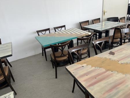 ca. 5 Stk. Gastrotische 130 x 70 cm