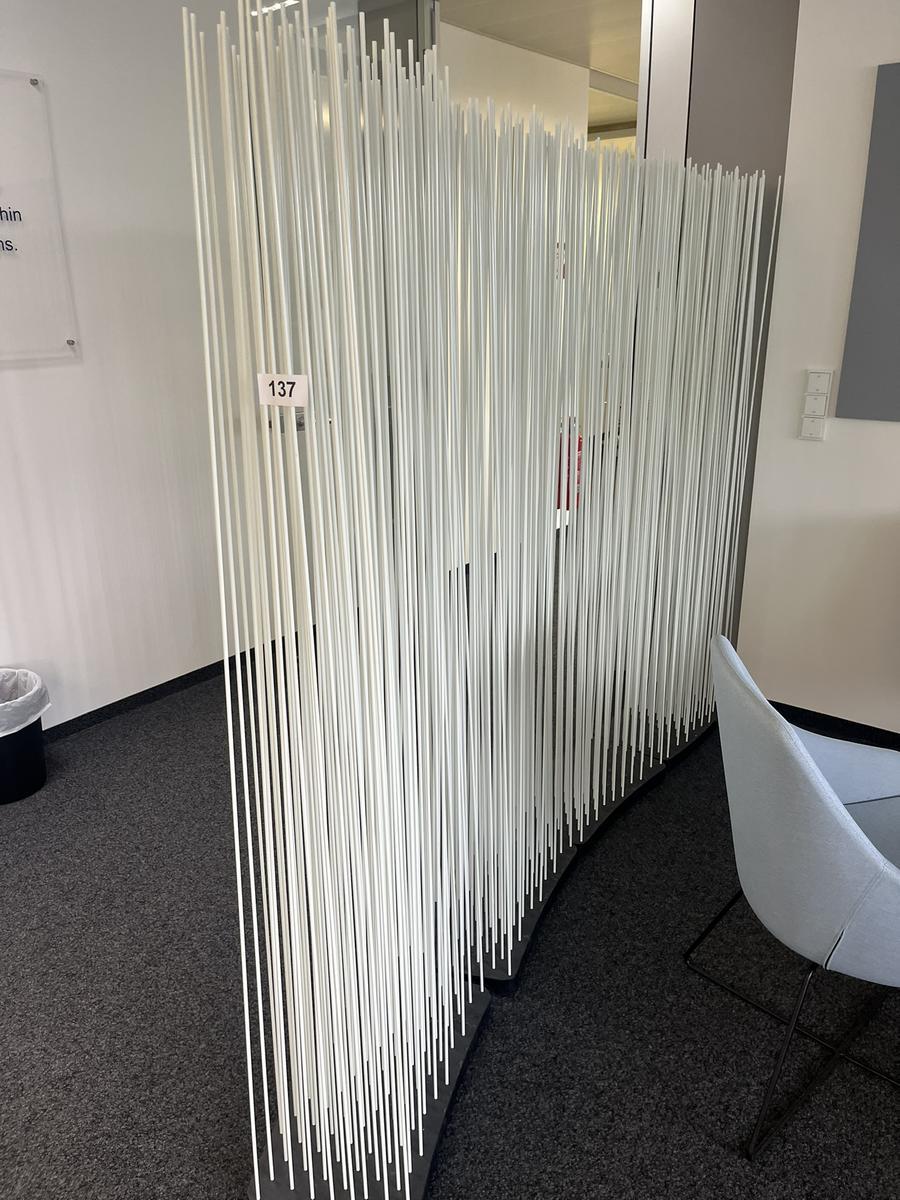 4 teiliger Raumtrenner freistehend ca.240x20x180 cm