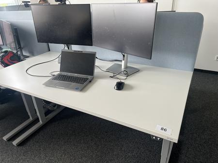 Schreibtisch elektrisch h�henverstellbar 160x80 cm Narbutas