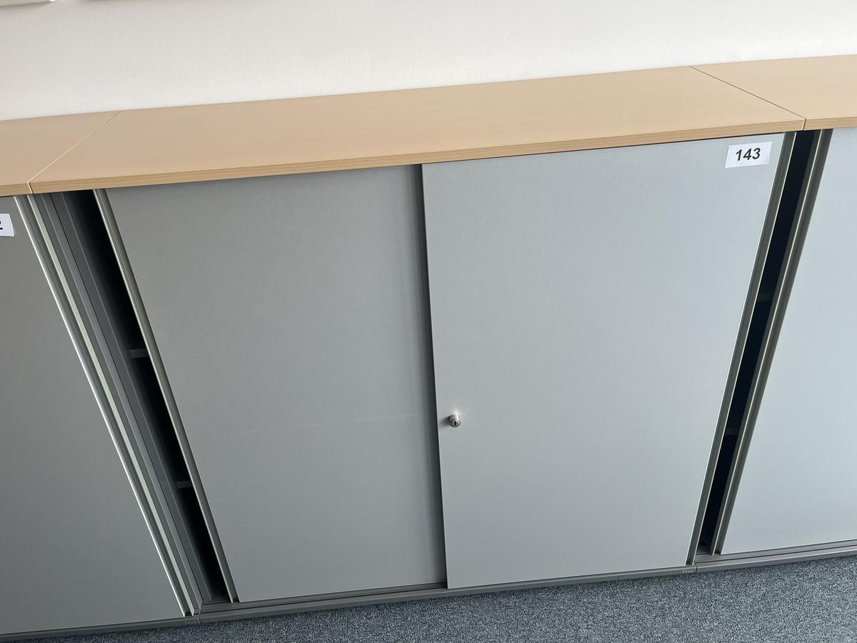Aktenschrankmodul BENE 120x110 cm mit 3 Ordnerh&ouml;hen