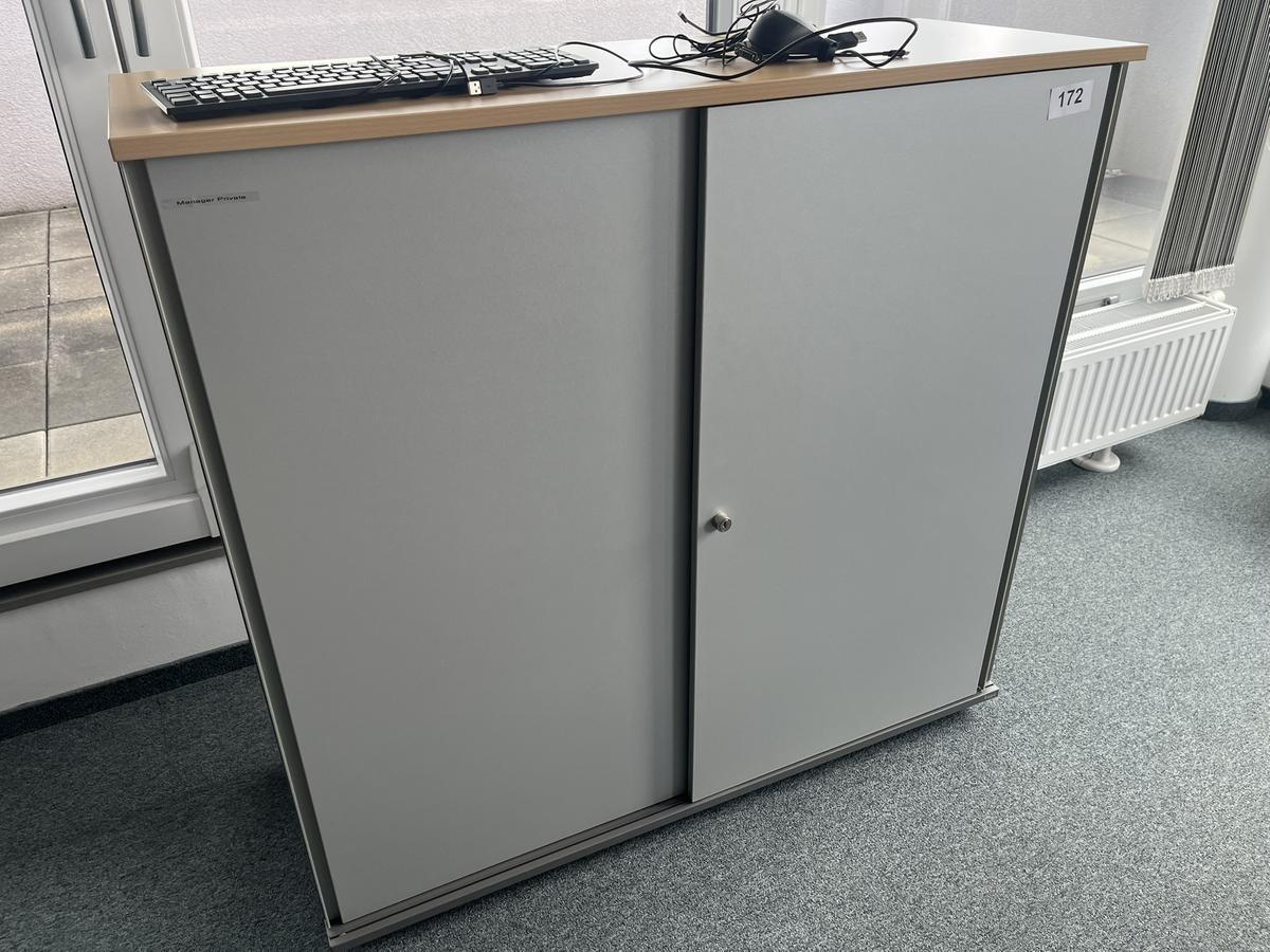 Aktenschrankmodul BENE 120x110 cm mit 3 Ordnerh&ouml;hen