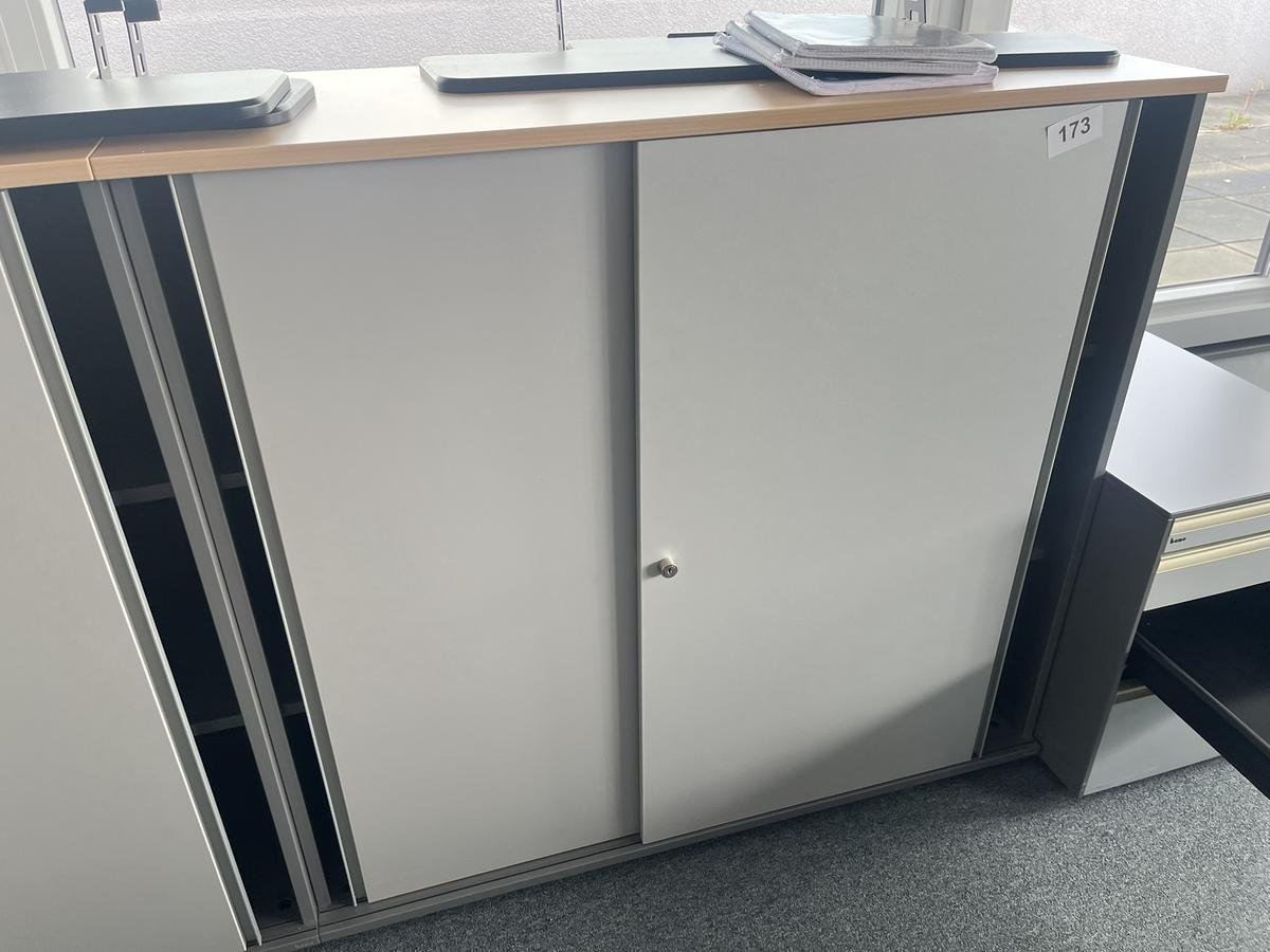 Aktenschrankmodul BENE 120x110 cm mit 3 Ordnerh&ouml;hen
