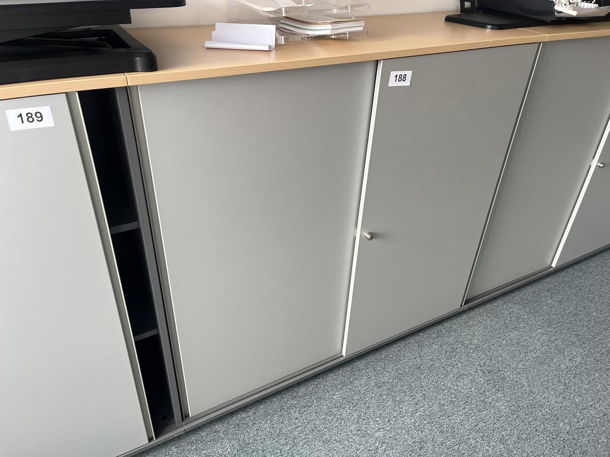 Aktenschrankmodul BENE 120x110 cm mit 3 Ordnerh&ouml;hen
