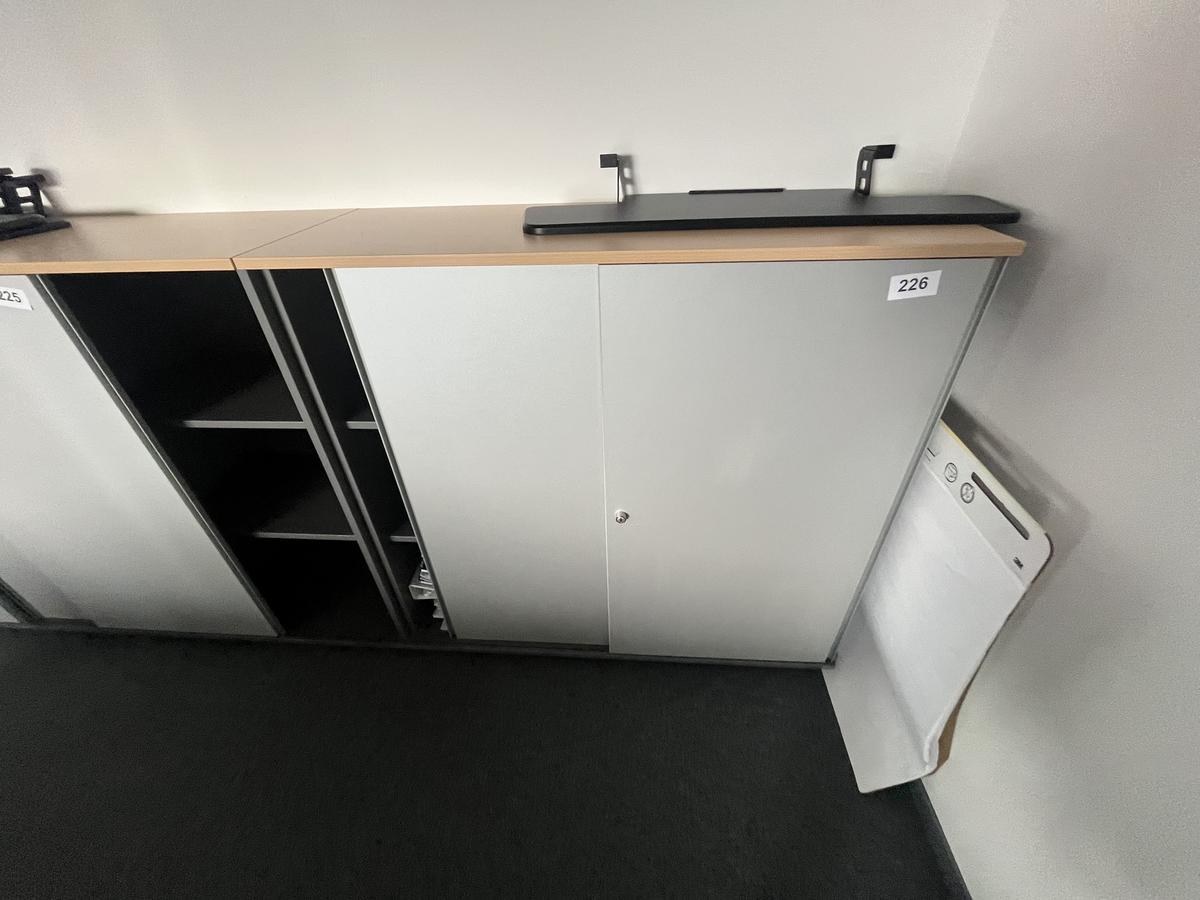 Aktenschrankmodul BENE 120x110 cm mit 3 Ordnerh&ouml;hen