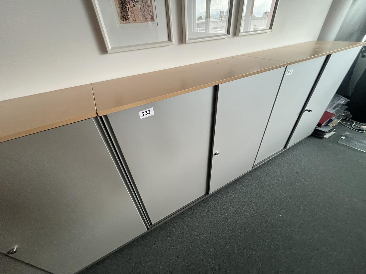 Aktenschrankmodul BENE 120x110 cm mit 3 Ordnerh&ouml;hen