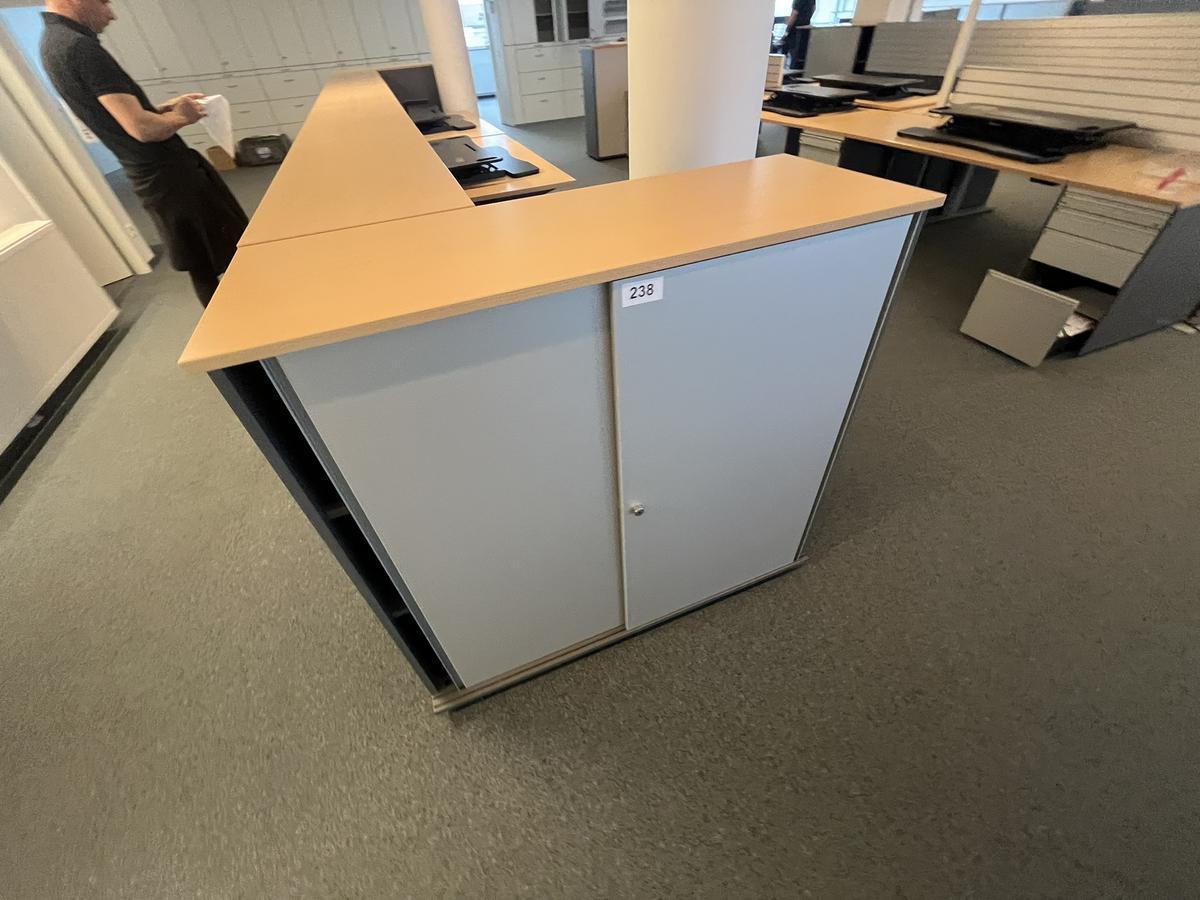 Aktenschrankmodul BENE 120x110 cm mit 3 Ordnerh&ouml;hen