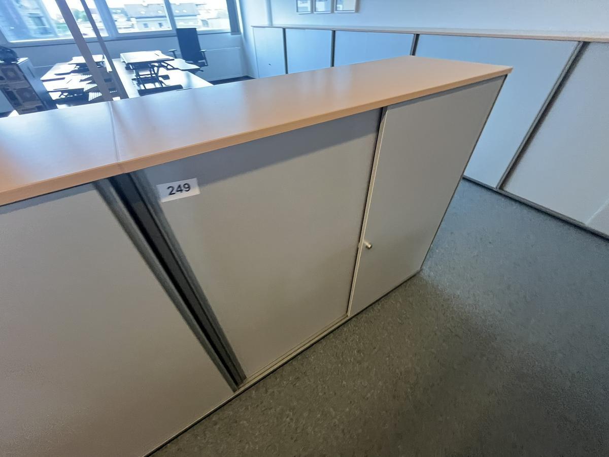Aktenschrankmodul BENE 120x110 cm mit 3 Ordnerh&ouml;hen