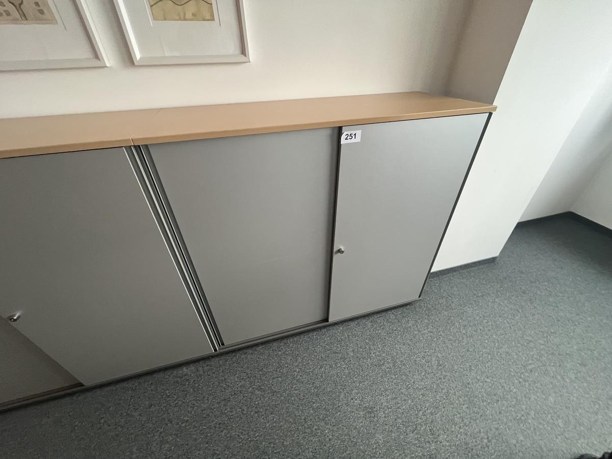 Aktenschrankmodul BENE 120x110 cm mit 3 Ordnerh&ouml;hen