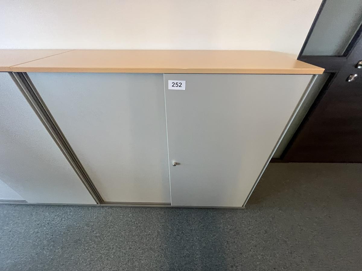Aktenschrankmodul BENE 120x110 cm mit 3 Ordnerh&ouml;hen