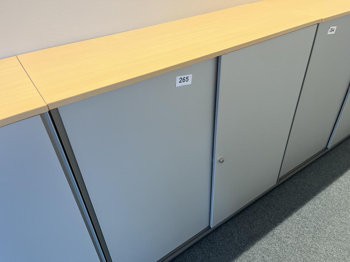 Aktenschrankmodul BENE 120x110 cm mit 3 Ordnerh&ouml;hen