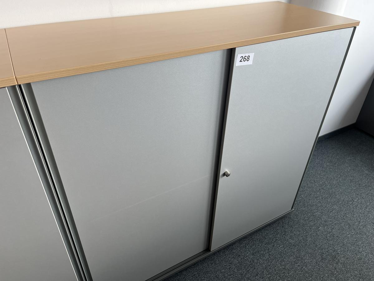 Aktenschrankmodul BENE 120x110 cm mit 3 Ordnerh&ouml;hen