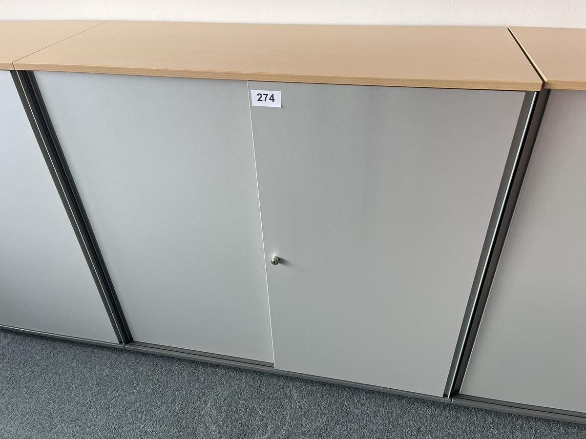Aktenschrankmodul BENE 120x110 cm mit 3 Ordnerh&ouml;hen