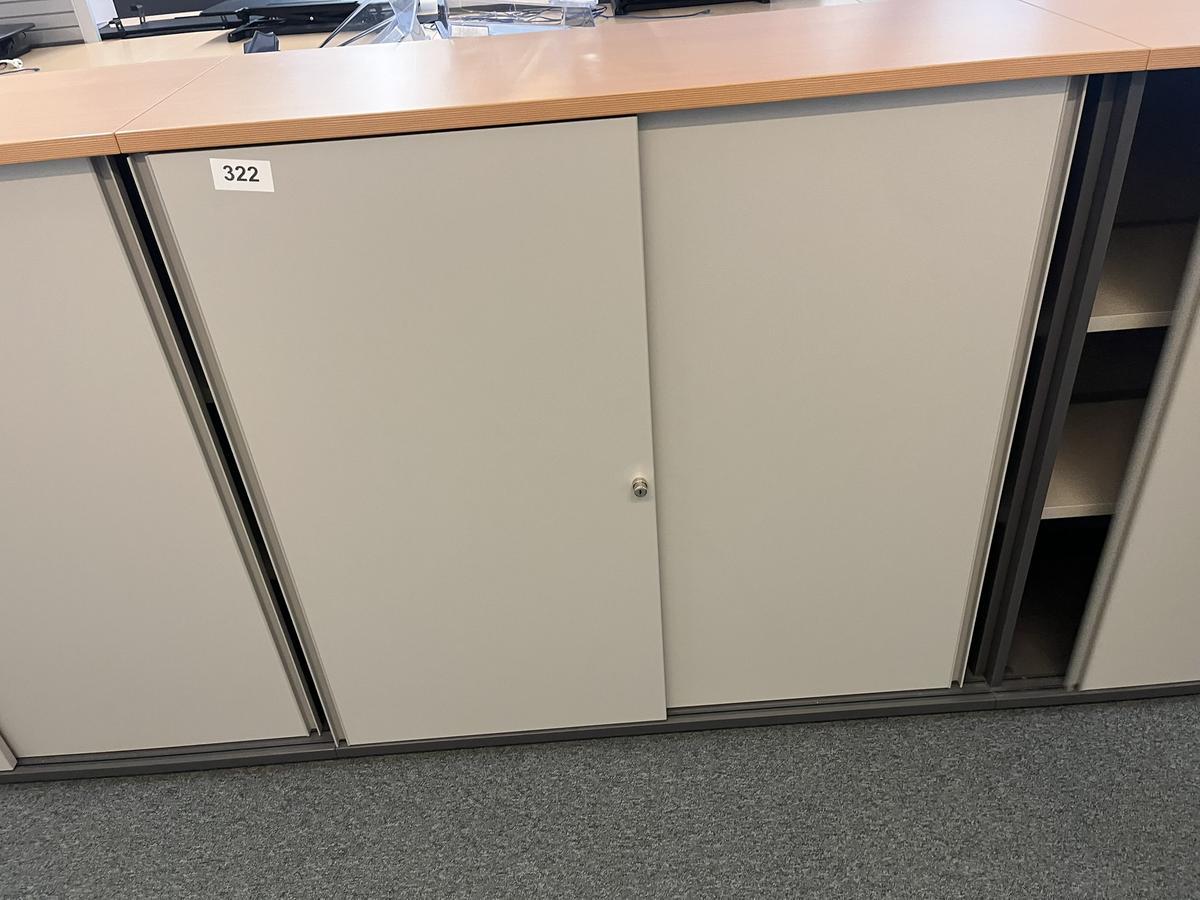 Aktenschrankmodul BENE 120x110 cm mit 3 Ordnerh&ouml;hen