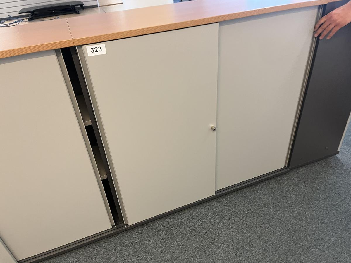 Aktenschrankmodul BENE 120x110 cm mit 3 Ordnerh&ouml;hen