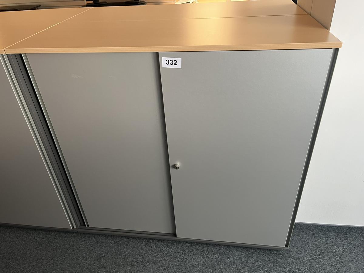 Aktenschrankmodul BENE 120x110 cm mit 3 Ordnerh&ouml;hen