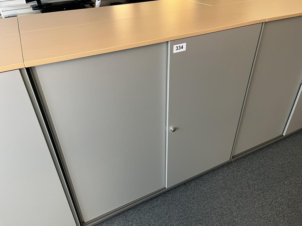 Aktenschrankmodul BENE 120x110 cm mit 3 Ordnerh&ouml;hen