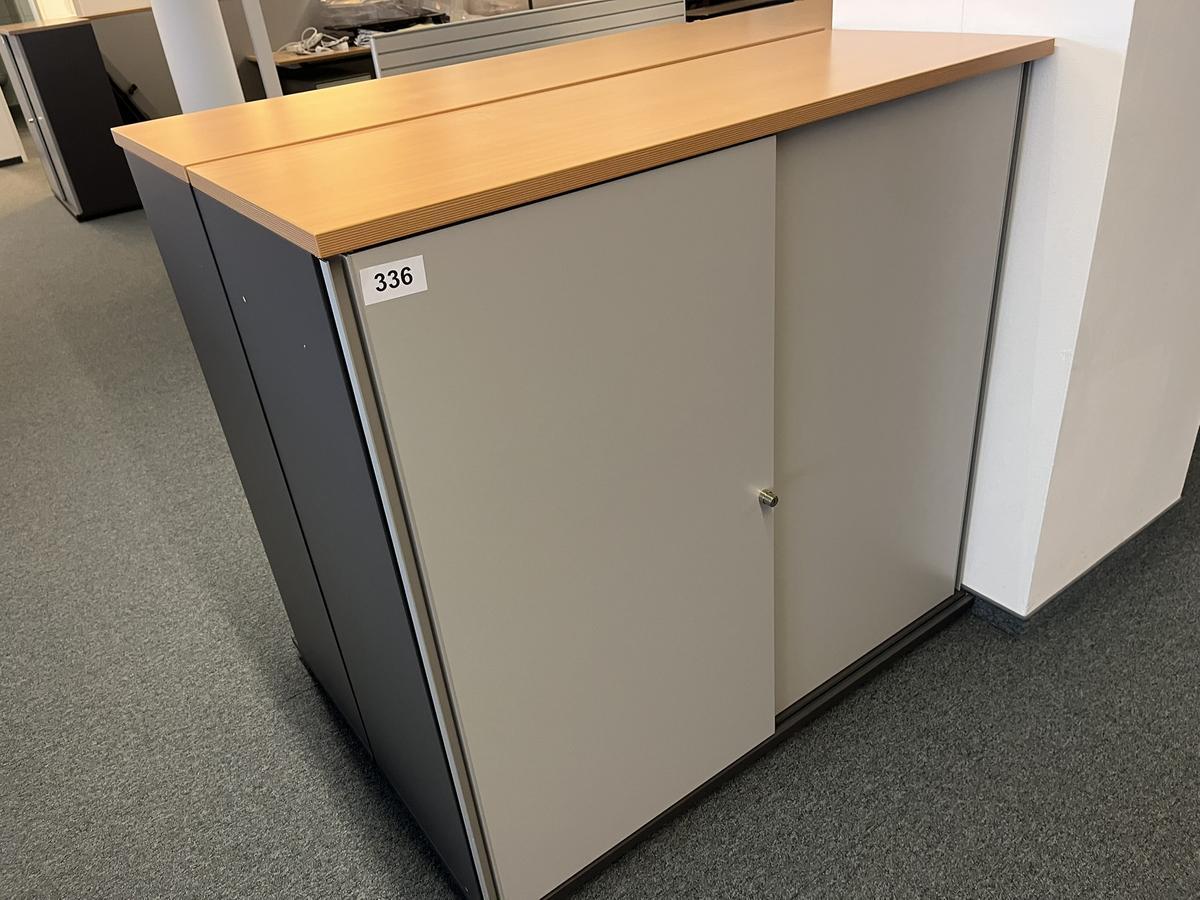 Aktenschrankmodul BENE 120x110 cm mit 3 Ordnerh&ouml;hen
