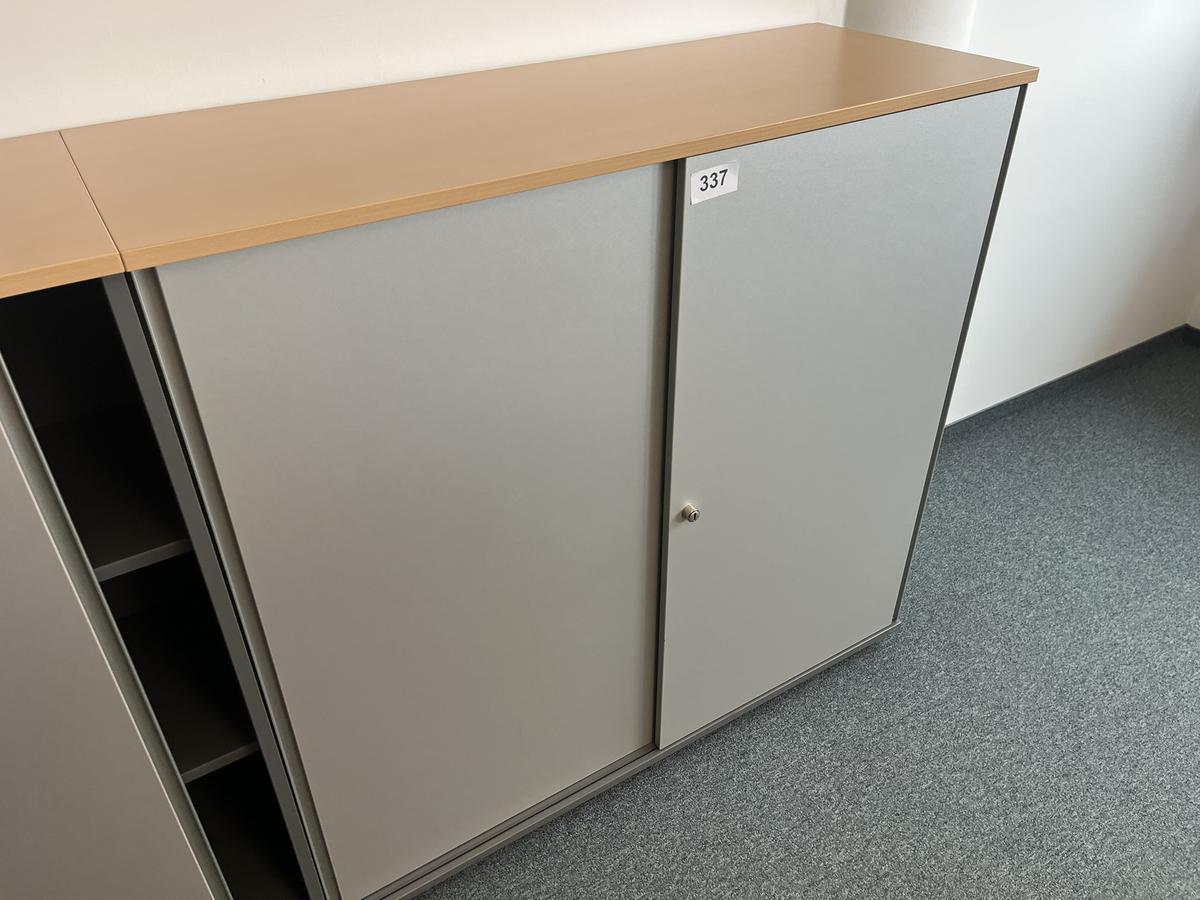 Aktenschrankmodul BENE 120x110 cm mit 3 Ordnerh&ouml;hen