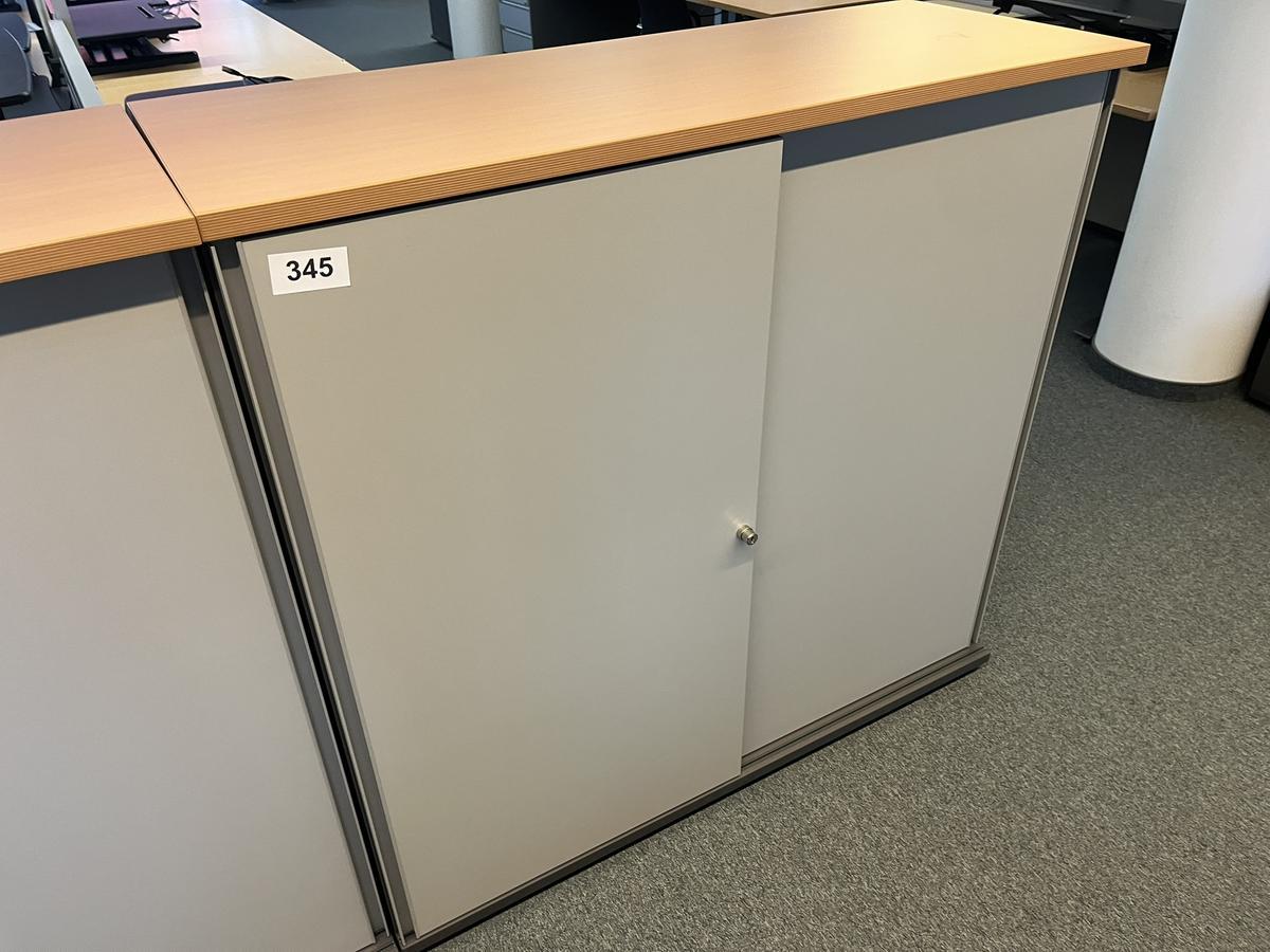 Aktenschrankmodul BENE 120x110 cm mit 3 Ordnerh&ouml;hen