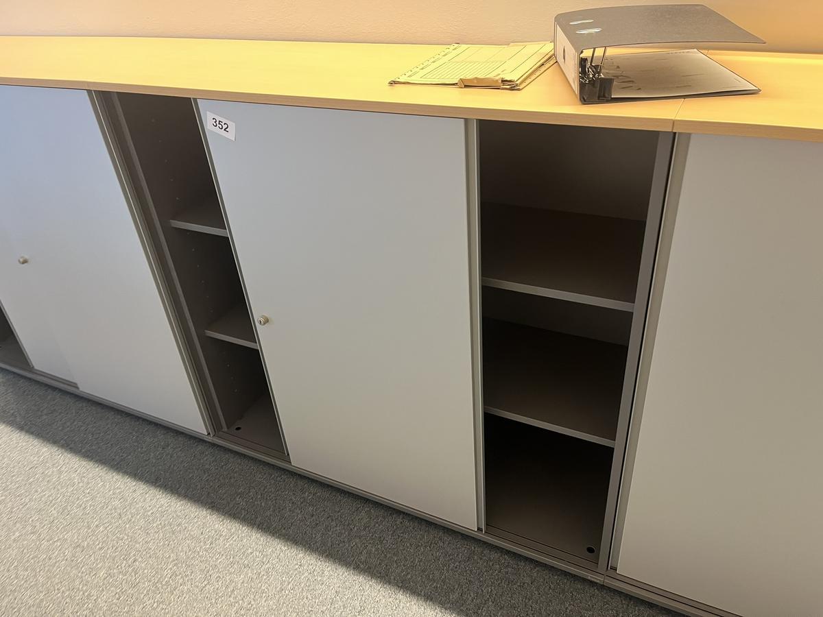 Aktenschrankmodul BENE 120x110 cm mit 3 Ordnerh&ouml;hen