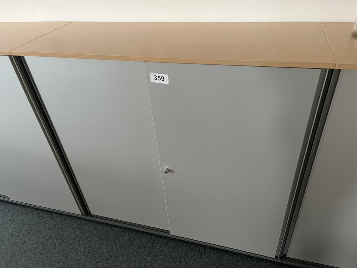 Aktenschrankmodul BENE 120x110 cm mit 3 Ordnerh&ouml;hen
