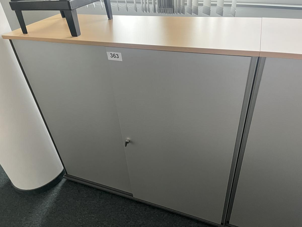 Aktenschrankmodul BENE 120x110 cm mit 3 Ordnerh&ouml;hen